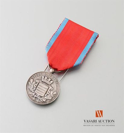 null Ville d'Albert (Somme), médaille commémorative, 27 mm, attribuée, TTB
