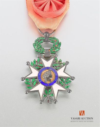 null Order of the Legion of Honour, officer's star 40 mm vermeil, domed model, pointed...