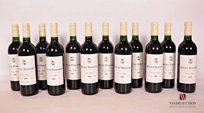 null 12 bouteilles	CLOS DES DEMOISELLES	Listrac 	1999
		Et.: 5 impeccables, 7 un...