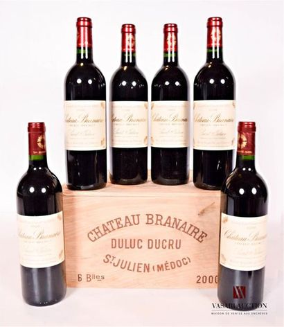 null 6 bouteilles	Château BRANAIRE DUCRU	St Julien GCC	2000
	Présentation et niveau,...