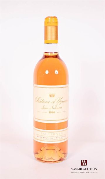 null 1 bouteille	Château D'YQUEM	1er Cru Sup. Sauternes	1990
	Et. excellente. N :...