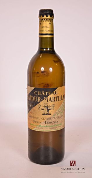 null 1 bouteille	Château LATOUR MARTILLAC	Graves GCC blanc	1995
		Et. tachée. N :...