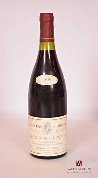 null 1 bouteille	GRANDS ECHÉZEAUX GC mise Dom. Thénard Prop.		1990
		Et. tachée....