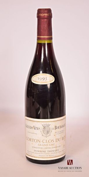 null 1 bouteille	CORTON Clos du Roi GC mise Dom. Thénard Prop.		1993
		Et. tachée....