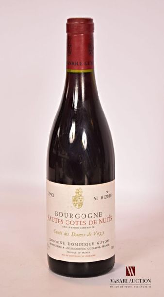 null 1 bouteille	BOURGOGNE Htes Côtes de Nuits "Cuvée des Dames de Vergy"		1993
		mise...