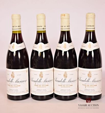 null 4 bouteilles	CHAMBOLLE MUSIGNY "Clos du Village" mise A. Guyon		
		Prop.: 1...