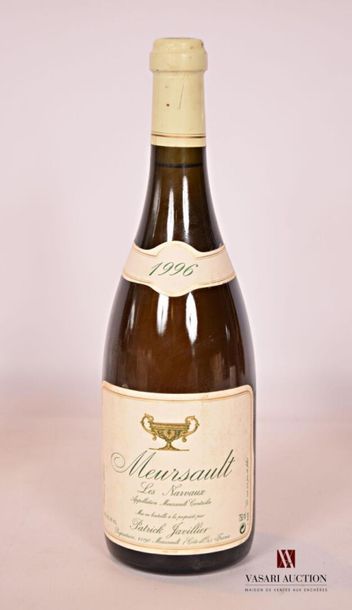 null 1 bouteille	MEURSAULT "Les Narvaux" mise P. Javillier Prop.		1996
		Et. tachée....