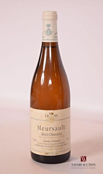 null 1 bouteille	MEURSAULT "Meix-Chavaux" mise Comte Armand Prop.		1995
		Et. tachée....