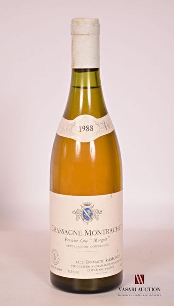 null 1 bouteille	CHASSAGNE MONTRACHET 1er Cru "Morgeot" mise Dom.		1988
		Ramonet....