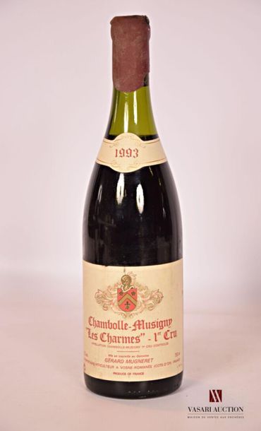 null 1 bouteille	CHAMBOLLE MUSIGNY 1er Cru "Les Charmes" mise 		1993
		Gérard Mugneret...