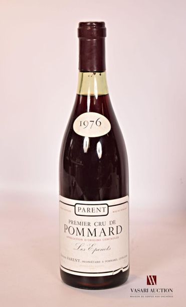 null 1 bouteille	POMMARD 1er Cru "Les Epenots" mise Domaine Parent		1976
		Et. un...