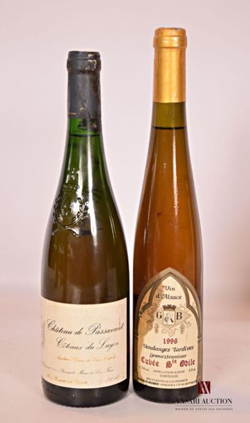 null Lot de 2 bouteilles comprenant :		
	1 bouteille	CÔTEAUX DU LAYON mise Château...