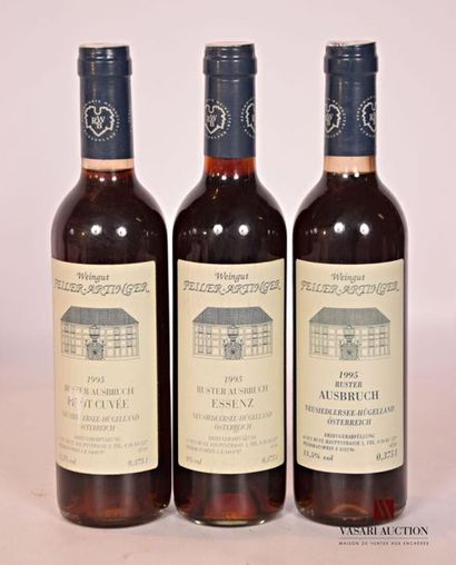 null Lot de 3 bouteilles mise Feiler-Artinger (Autriche) comprenant :		
	1 Demie	Pinot...