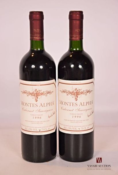 null 2 bouteilles	Vin rouge chilien (Curico Valley) Cabernet Sauvignon MONTES ALPHA		1996
		Et....