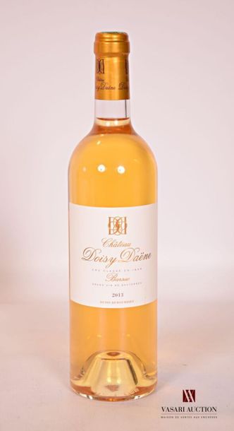 null *1 bouteille	Château DOISY DAËNE	Barsac CC	2013
		Et. à peine tachée. N : mi/bas...
