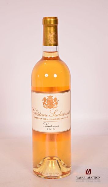 null *1 bouteille	Château SUDUIRAUT	Sauternes 1er CC	2013
		Et. à peine tachée. N...