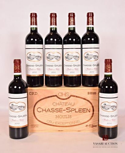 null *6 bouteilles	Château CHASSE SPLEEN	Moulis	2010
		Présentation et niveau impeccables....