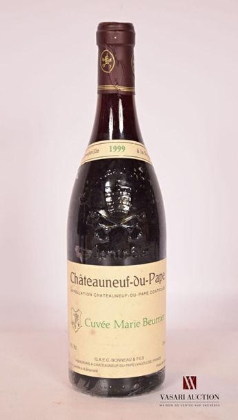 null 1 Bouteille	CHATEAUNEUF DU PAPE "Cuvée Marie Beurrier"		1999
		mise Bonneau...
