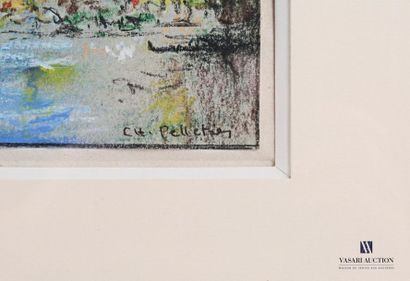 null PELLETIER Charles (1922-2005)

Paysage en bord de mer

Pastel sur papier contrecollé

Signé...