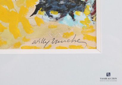 null MUCHA Willy (1905-1995)

Tauromachie 

Aquarelle sur papier

Signée et monogrammée...