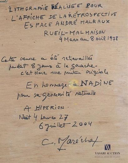 null MARECHAL Claude (1925-2009)

Paysage ensoleillé

Lithographie retravaillée à...