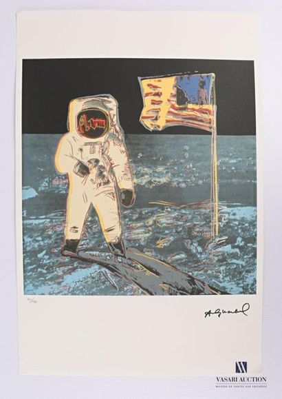 null WARHOL Andy (1928-1987), d'après

Man on the moon 

Lithographie en couleurs...