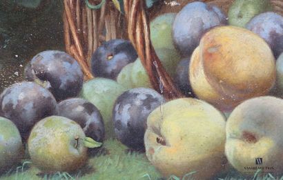 null ELLIVAL Charles Edouard X. (XIXème siècle)

Nature morte aux raisins et artichaut...