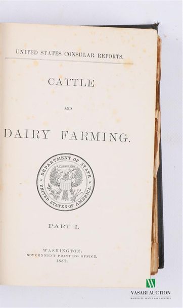 null COLLECTIF - Cattle and Dairy Farming - Washington Government Printing office...