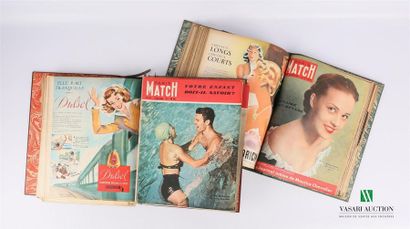 null [PARIS MATCH] 
Première année de parution - Revues N°1 à 51 - du 25 mars 1949...
