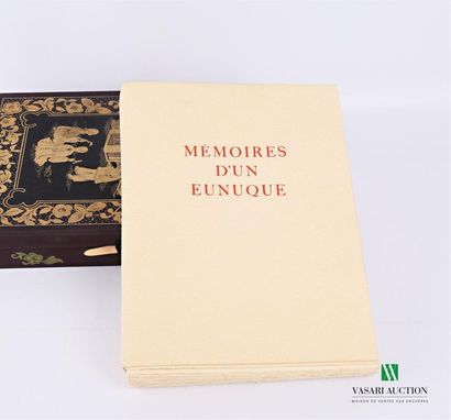 null [EROTISME]
Anonyme - Mémoires d'un Eunuque - Paris Editions de l'Ibis 1966 -...