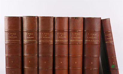 null VIALA P. and VERMOREL V. - Ampélographie - Paris Masson & Cie 1910 - seven volumes...