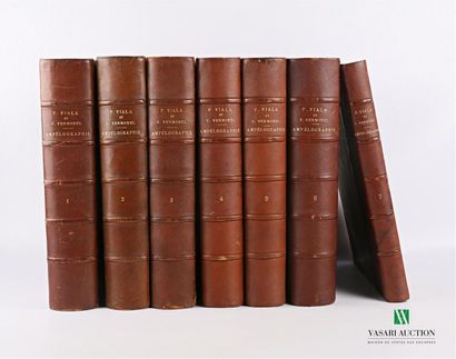 null VIALA P. and VERMOREL V. - Ampélographie - Paris Masson & Cie 1910 - seven volumes...