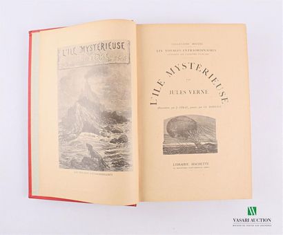 null VERNE Jules - L'ile mystérieuse - Paris Hachette sd - one volume in-8° - full...