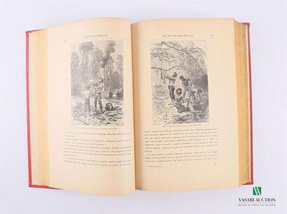 null VERNE Jules - L'ile mystérieuse - Paris Hachette sd - one volume in-8° - full...