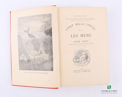 null VERNE Jules - Vingt mille lieues sous les mers - Paris Hachette sd - un volume...