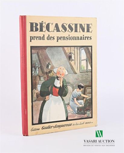 null CAUMERY - PINCHON - Bécassine prend des pensionnaires - Paris Éditions Gautier-Languereau...