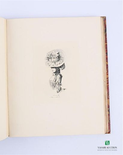 null GUILLAUMOT FILS A. - Costumes et coiffures du XVIIIème siècle - Paris Librairie...