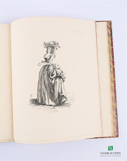 null GUILLAUMOT FILS A. - Costumes et coiffures du XVIIIème siècle - Paris Librairie...