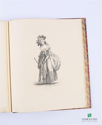 null GUILLAUMOT SON A. - 18th century costumes and hairstyles - Paris Librairie H....