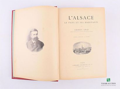 null GRAD Charles - L'Alsace, Le pays et ses habitants - Paris Librairie Hachette...