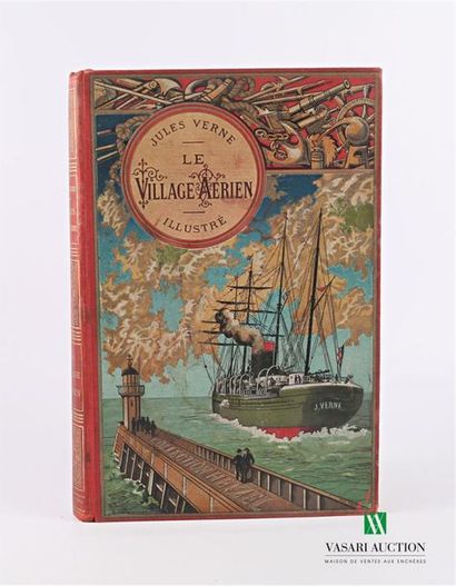 null VERNE Jules - Le village aérien - Paris Collection Hetzel sd - one volume large...