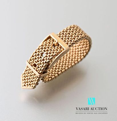null Yellow gold "belt" ring 
Weight: 7.4 g - Finger size: 53/54 
