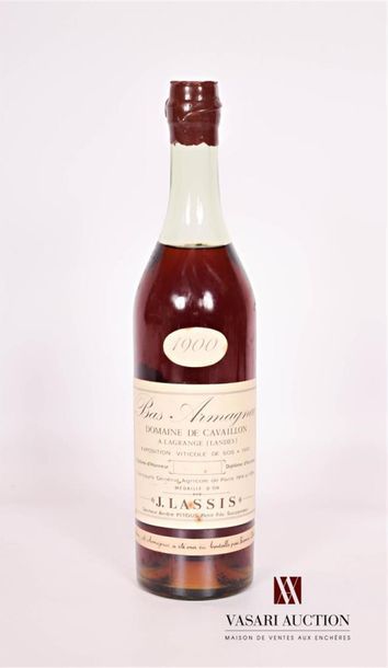 null 1 bouteille	Bas Armagnac DOMAINE DE CAVAILLON mise J. Lassis		1900
	Mis en bouteille...