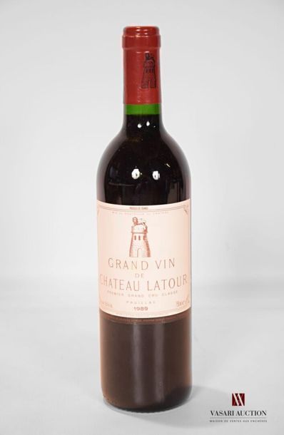 null 1 bouteille	Château LATOUR	Pauillac 1er GCC	1989
	Présentation et niveau, i...