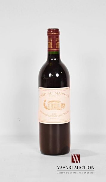 null 1 bouteille	Château MARGAUX	Margaux 1er GCC	1986
	Présentation et niveau, i...