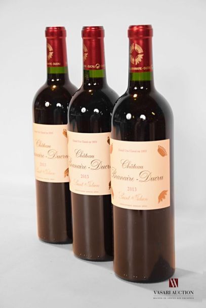 null 3 bouteilles	Château BRANAIRE DUCRU	St Julien GCC	2013
	Présentation et niveau,...