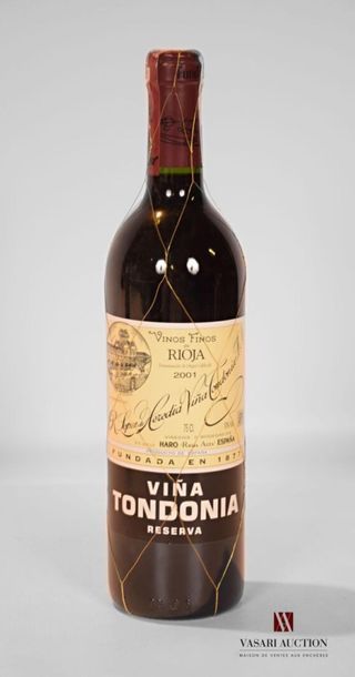 null 1 bouteille	RIOJA Viña Tandonia Reserva		2001
	Présentation et niveau, impe...