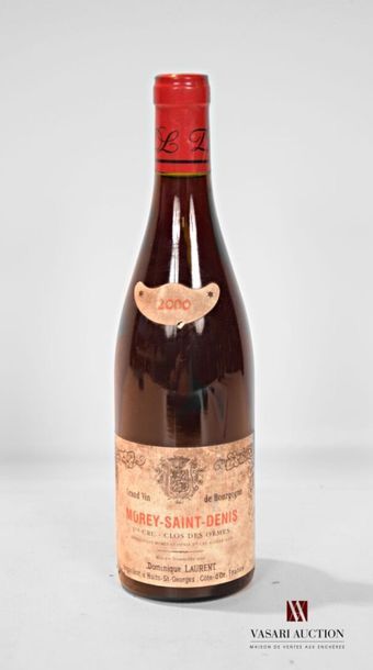 null 1 bouteille	MOREY St DENIS 1er Cru Clos des Ormes mise D. Laurent nég.		2000
	Et....