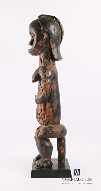 null FANG - GABON
Figure de reliquaire féminine de style Betsi en bois sculpté et...