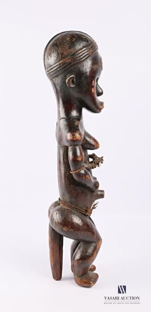 null FANG - GABON
Statue d'ancêtre, gardien de reliquaire en bois sculpté patiné,...